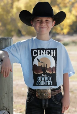 Cinch Cinch Boy's Cowboy Country Graphic Tee