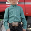 Cinch Cinch Boy's Turquoise Patterned Shirt -Western Wear-Cinch cinch cinch boys turquoise patterned shirt