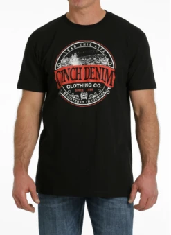 Cinch Cinch Denim Men's Black Graphic Tee