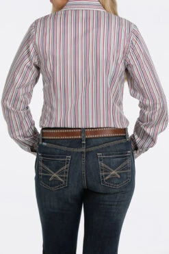 Cinch Cinch Ladies Tencel Stripe Button Down Shirt -Western Wear-Cinch cinch cinch ladies tencel stripe button down shirt 3