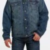 Cinch Cinch Men's Concealed Carry Trucker Denim Jacket C4 -Western Wear-Cinch cinch cinch mens concealed carry trucker denim jac