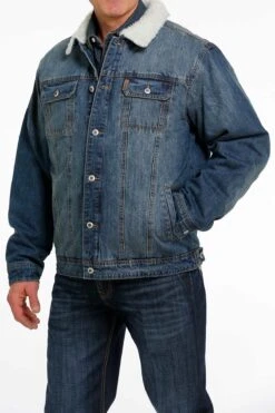 Cinch Cinch Men's Concealed Carry Trucker Denim Jacket C4 -Western Wear-Cinch cinch cinch mens concealed carry trucker denim jac 2