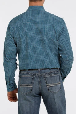 Cinch Cinch Men's Geometric Print Modern Fit Button Down Shirt -Western Wear-Cinch cinch cinch mens geometric print modern fit button 1