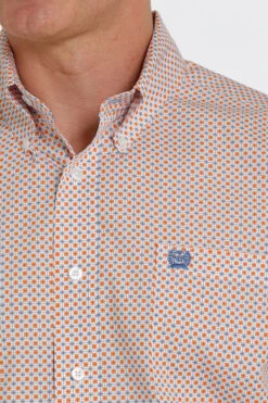 Cinch Cinch Men's Medallion Print Button Down Shirt -Western Wear-Cinch cinch cinch mens medallion print button down shirt 3