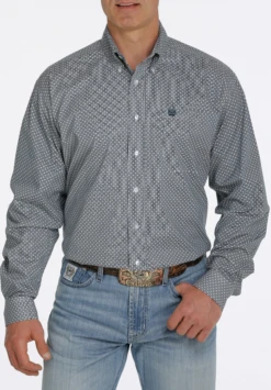 Cinch Cinch Men's Microstripe Print Button Down Shirt
