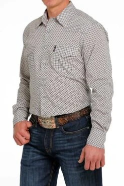 Cinch Cinch Men's Modern Fit Plaid Shirt -Western Wear-Cinch cinch cinch mens modern fit plaid shirt 2
