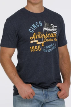 Cinch Cinch Men's Patriotic Navy Tee