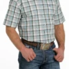 Cinch Cinch Men's Plaid Short Sleeve Shirt