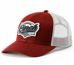 Cinch Cinch Men's Red And White Trucker Cap