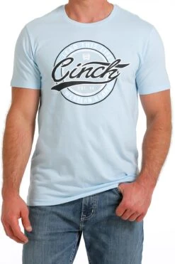 Cinch Cinch Men's Sky Blue Graphic Tee