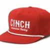 Cinch Cinch Red Flexfit Retro Cap -Western Wear-Cinch cinch cinch red flexfit retro cap