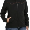 Cinch Cinch Women's Black Bonded Softshell Jacket -Western Wear-Cinch cinch cinch womens black bonded softshell jacket