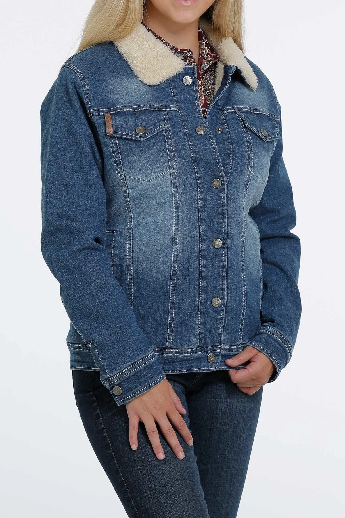Cinch Cinch Women's Denim Trucker Jacket C4 4 Cinch Cinch Women's Denim Trucker Jacket C4 - Image 2