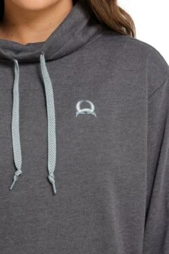 Cinch Cinch Women's Grey Hoodie -Western Wear-Cinch cinch cinch womens grey hoodie 2