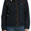 Cinch Cinch Women's Navy Wool Trucker Jacket -Western Wear-Cinch cinch cinch womens navy wool trucker jacket