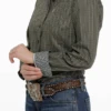 Cinch Cinch Women's Olive Long Sleeve Shirt -Western Wear-Cinch cinch cinch womens olive long sleeve shirt
