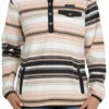Cinch Cinch Women's Striped Fleece Pullover