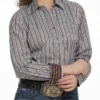 Cinch Cinch Women's Striped Long Sleeve Shirt -Western Wear-Cinch cinch cinch womens striped long sleeve shirt