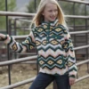 Cinch Cruel Girl's Aztec Fleece Pullover C4 -Western Wear-Cinch cinch cruel girls aztec fleece pullover c4