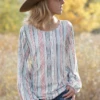 Cinch Cruel Girl's Stripe Blouse -Western Wear-Cinch cinch cruel girls stripe blouse