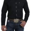 Cinch Men's Black Modern Fit Button Down Shirt -Western Wear-Cinch cinch mens black modern fit button down shirt