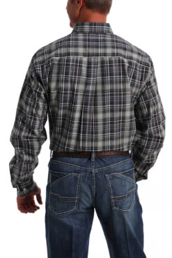 Cinch Men's Plaid Button Down Shirt C4 Size Medium -Western Wear-Cinch cinch mens plaid button down shirt c4 size medium 3